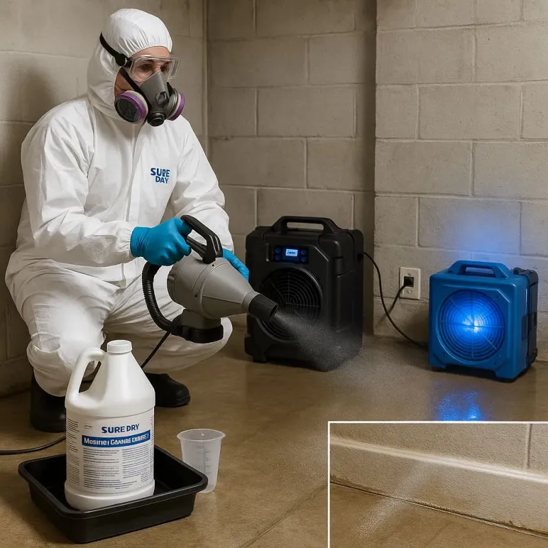 Sanitization and Odor Removal process in East Washington, PA