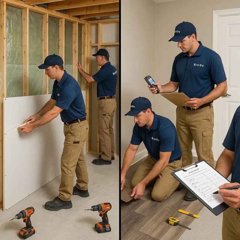 Repairs and Reconstruction process in East Washington, PA